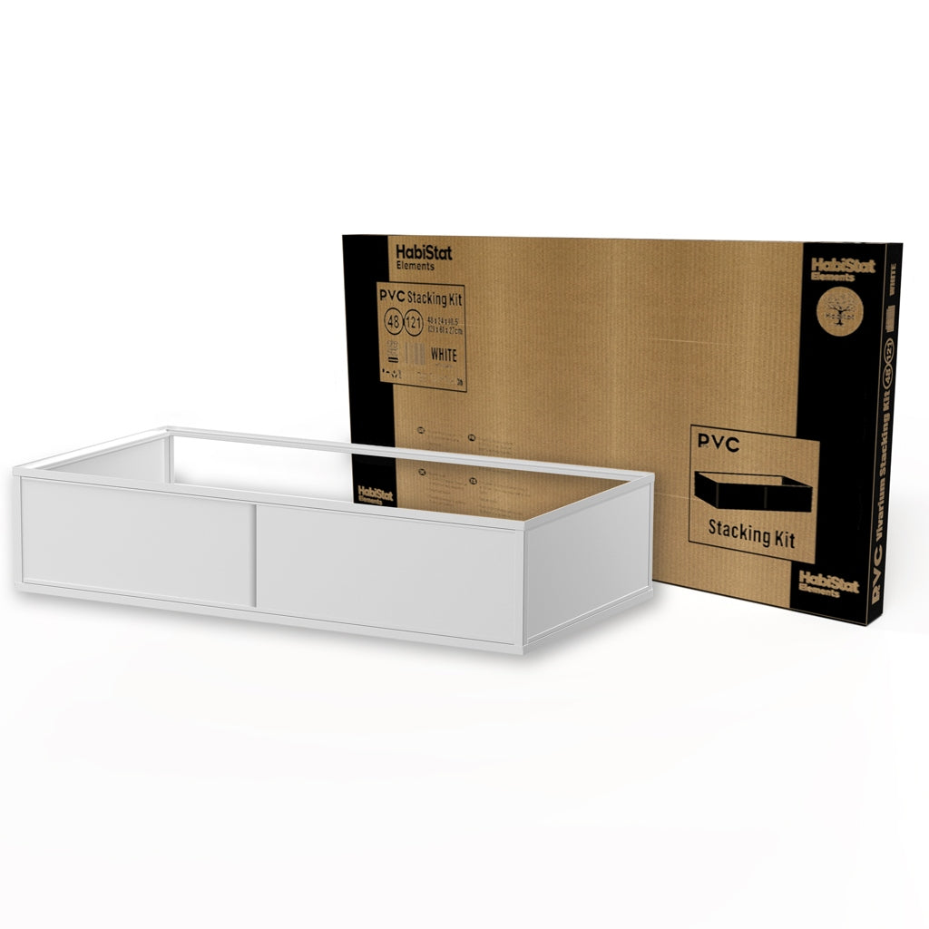 White HabiStat ProVC 120cm stacking kit with retail packaging