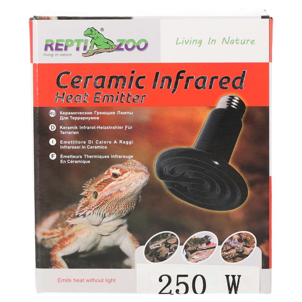 ReptiZoo Ceramic Heat Emitter Black 250W