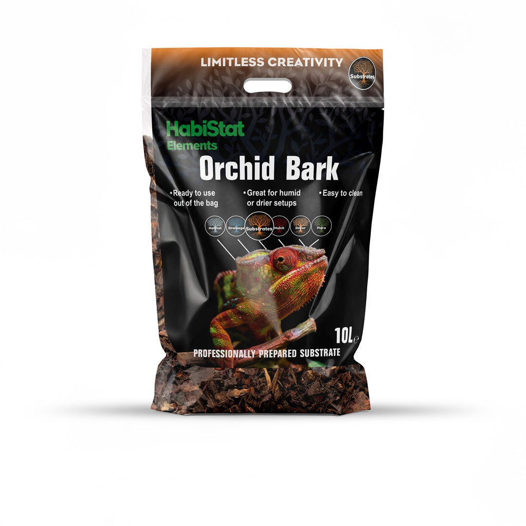 HabiStat Orchid Bark Reptile Substrate (Natural Bark Chips)