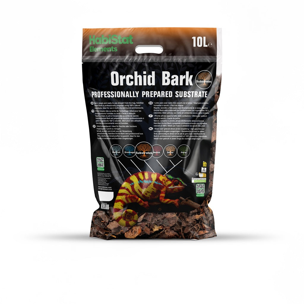 HabiStat Orchid Bark Reptile Substrate (Natural Bark Chips)