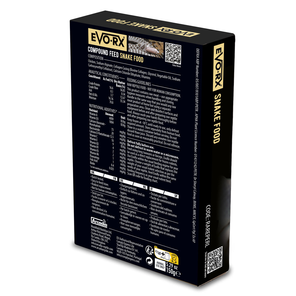 Arcadia EvoRx - Frozen Reptile Food