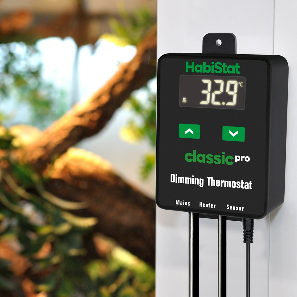 HabiStat Classic Pro Dimming Thermostat, Black, 450 Watt