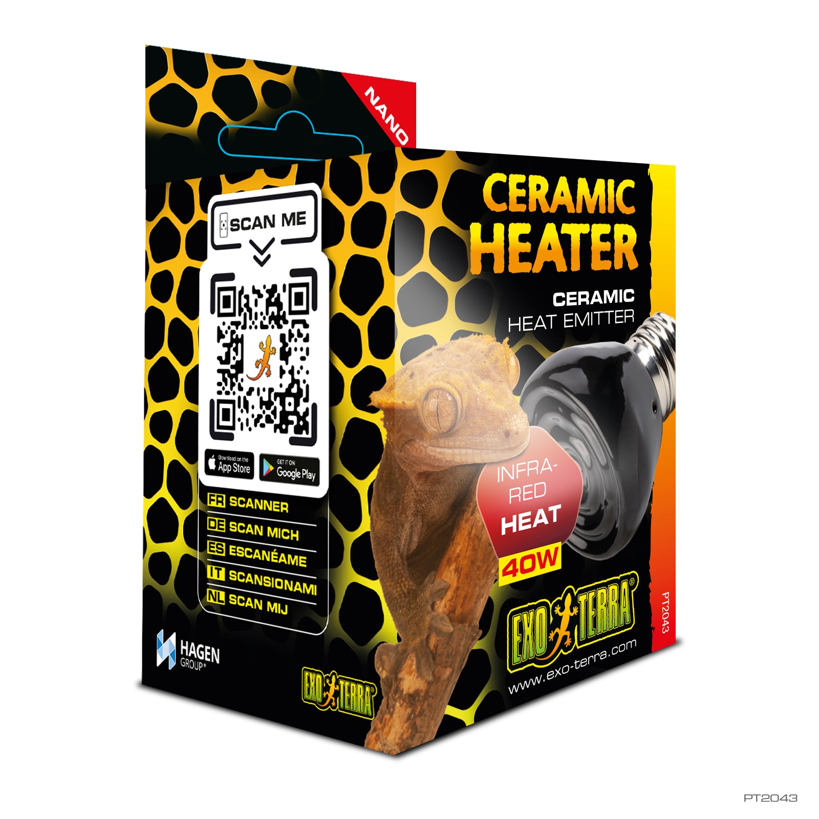 Exo Terra Ceramic Heat Emitter  Nano 40W