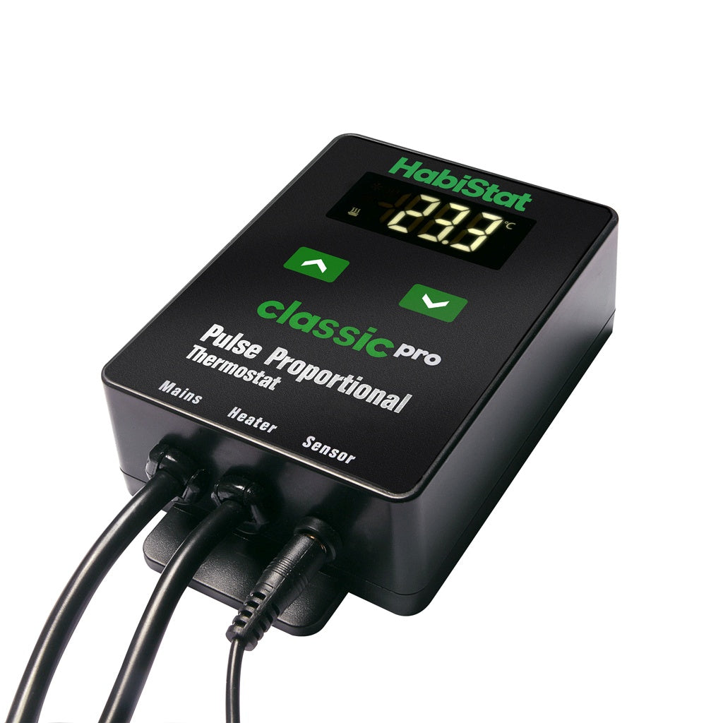 HabiStat Classic Pro Pulse Proportional Thermostat, Black, 450 Watt