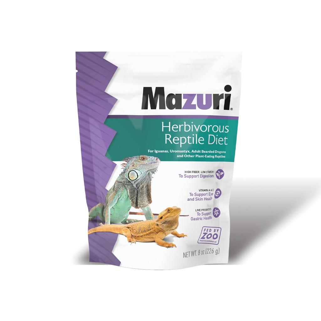 Mazuri Herbivorous Reptile Diet 226g packaging