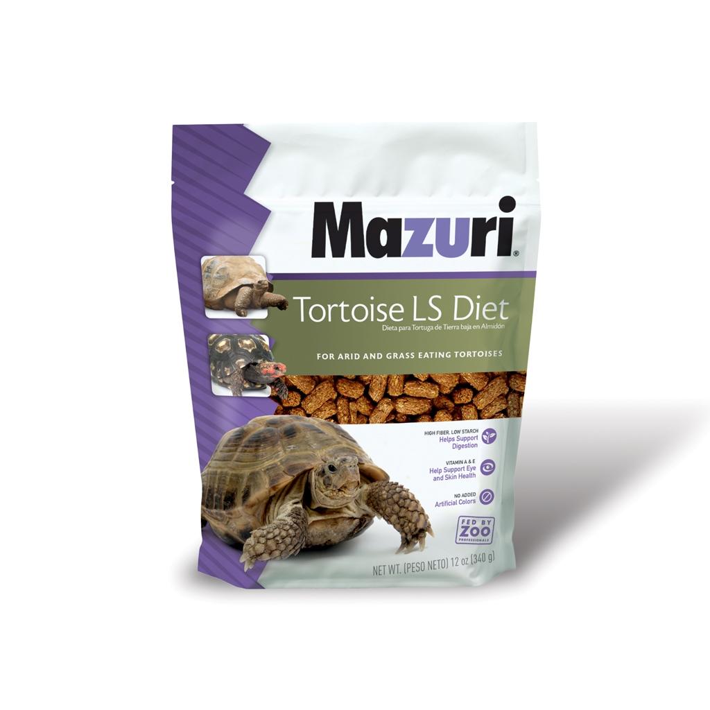 Mazuri Low Starch Tortoise Diet 340g packaging