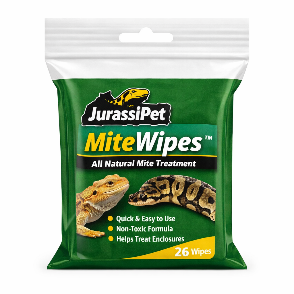 JurassiPet MiteWipes Reptile Mite Treatment Wipes (26 Pack)