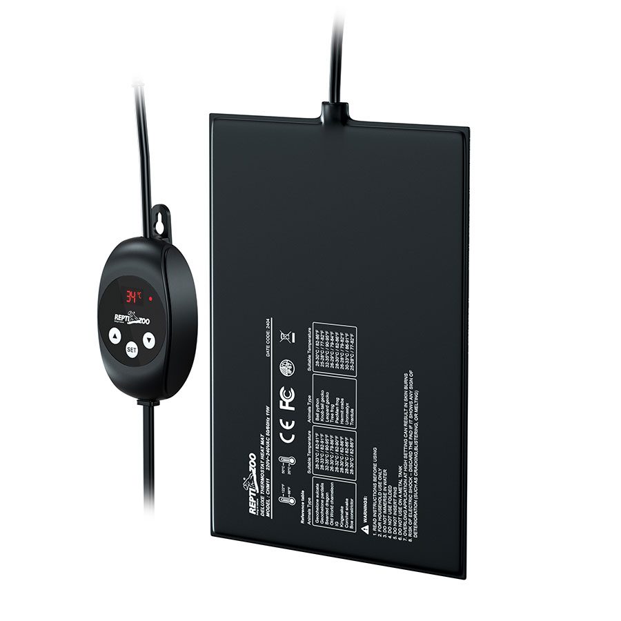 ReptiZoo Deluxe Thermostat Heat Mat 11W - 150 x 200mm