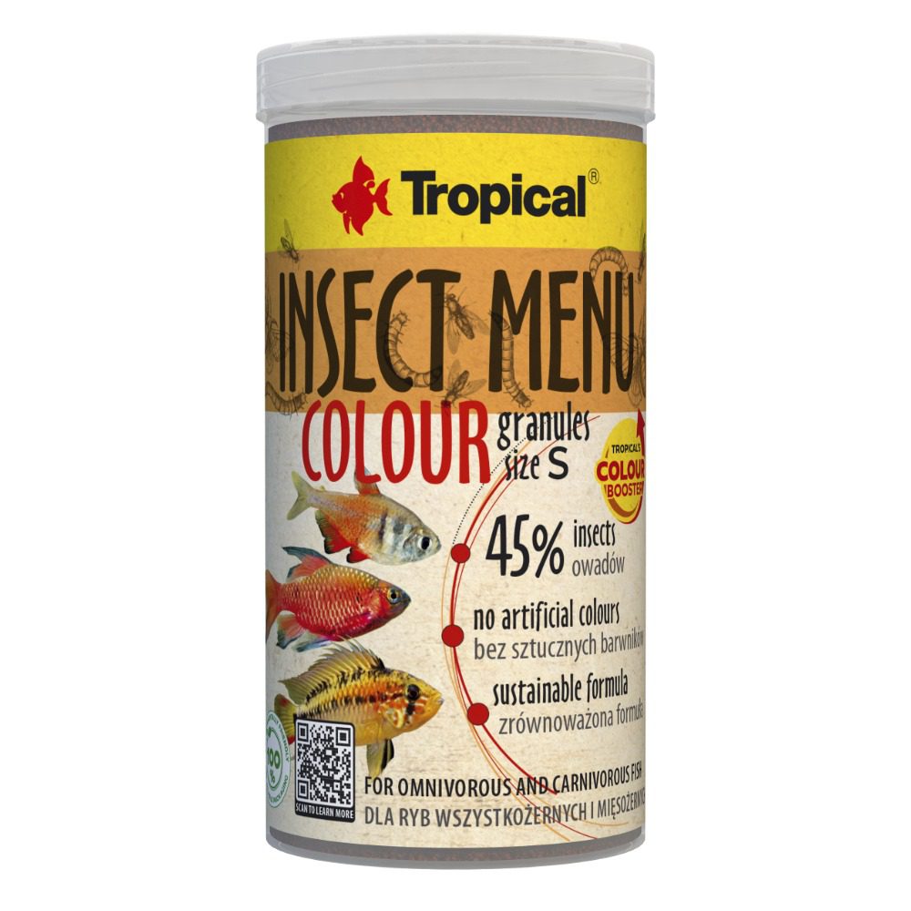Tropical Insect Menu Colour Granules S 135g packaging