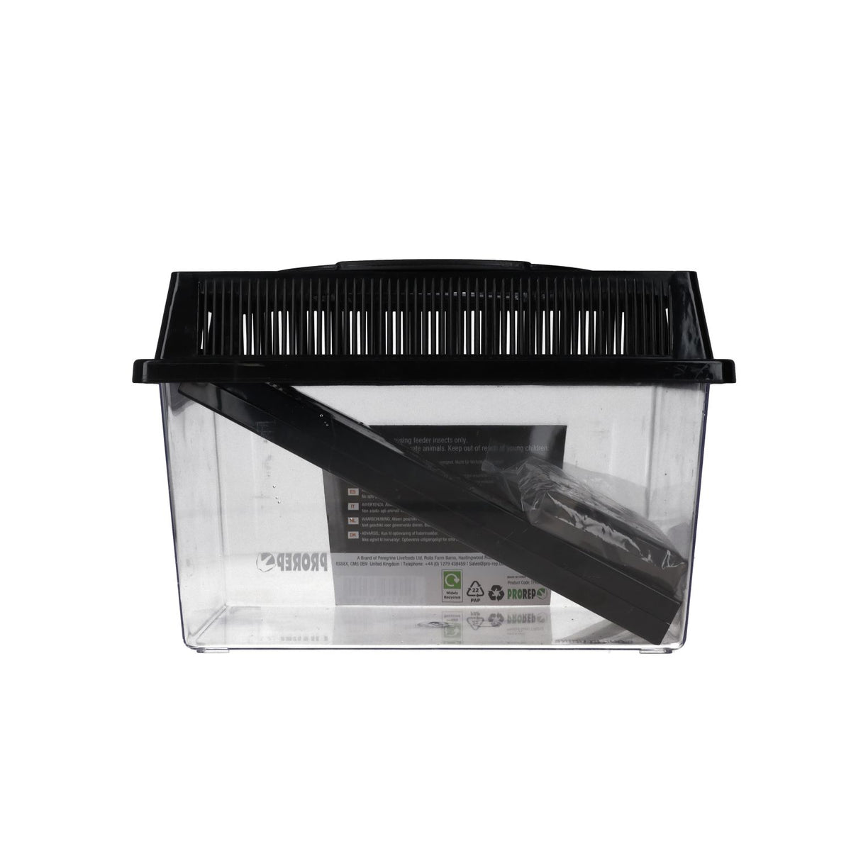 ProRep Cricket Keeper Large rear view showing ventilation and removable feeder tubes