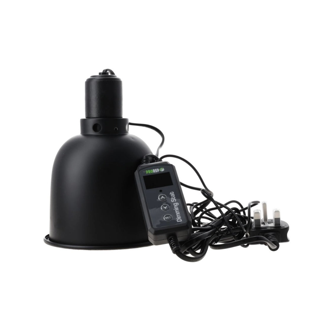 ProRep 100W Lamp Dome with integrated PID dimming thermostat and temperature probe