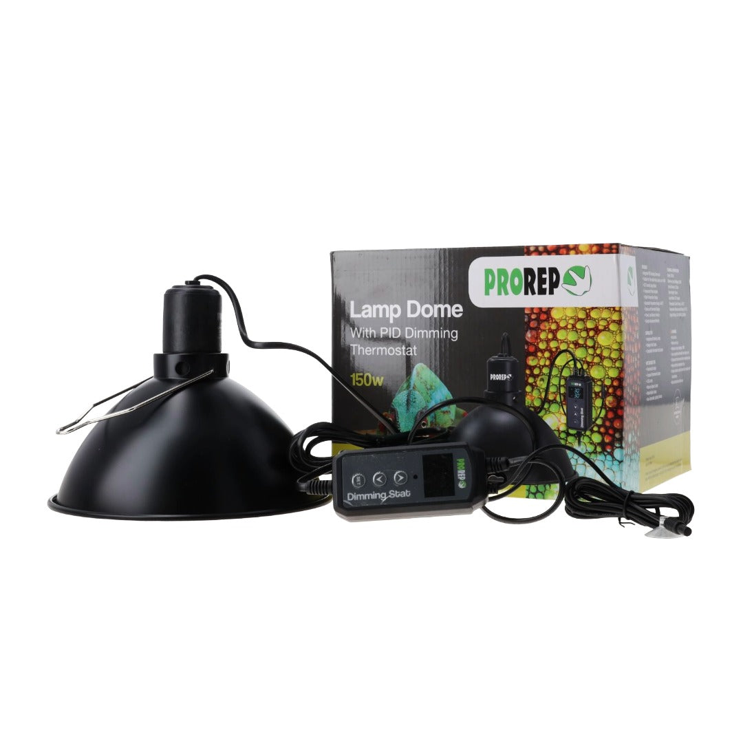 ProRep 150W Lamp Dome PID thermostat kit with controller, probe and UK plug