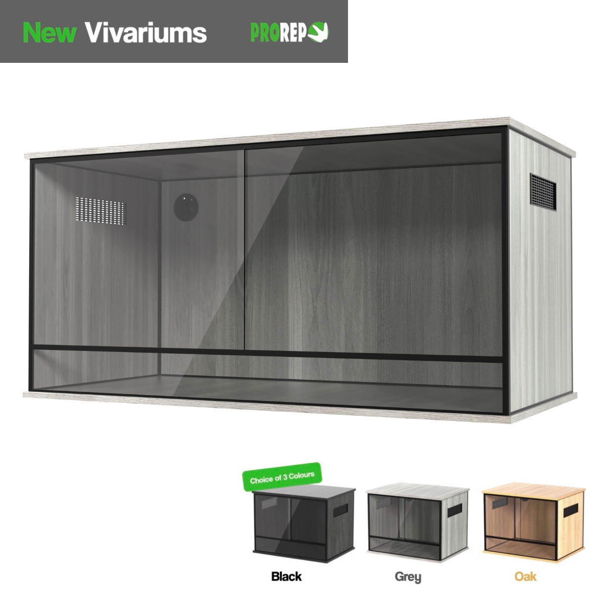 ProRep Wooden Vivarium (120x59x59cm) Bearded Dragon