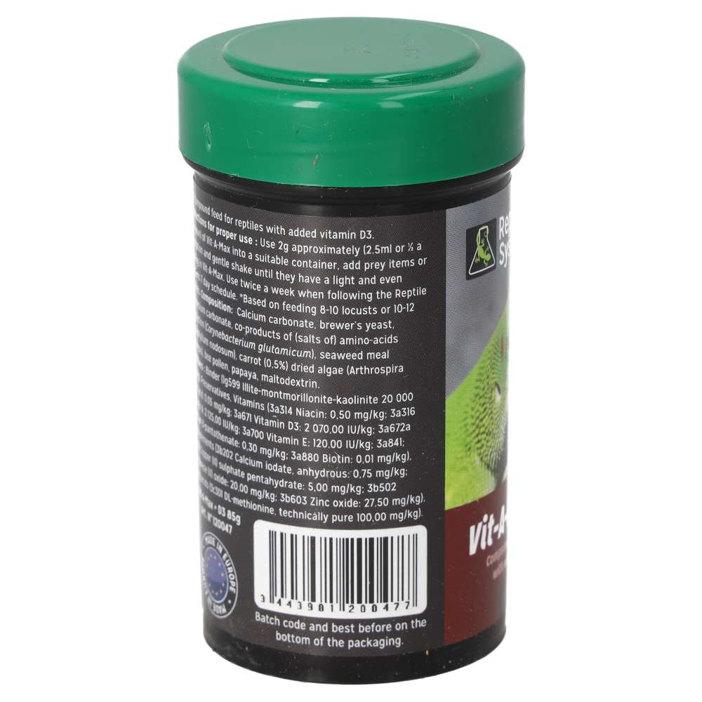 Reptile Systems Vit-A-Max + D3, 85g