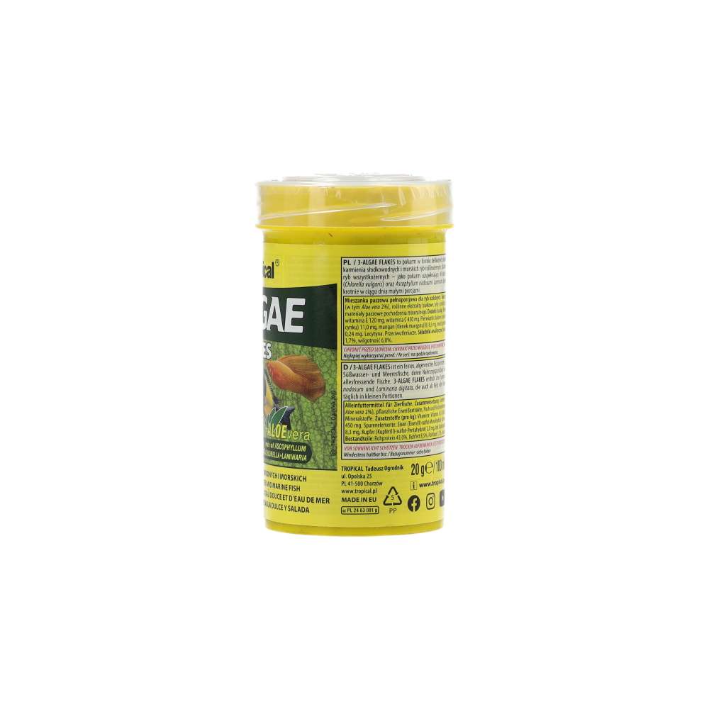 Tropical 3-Algae Flakes product information