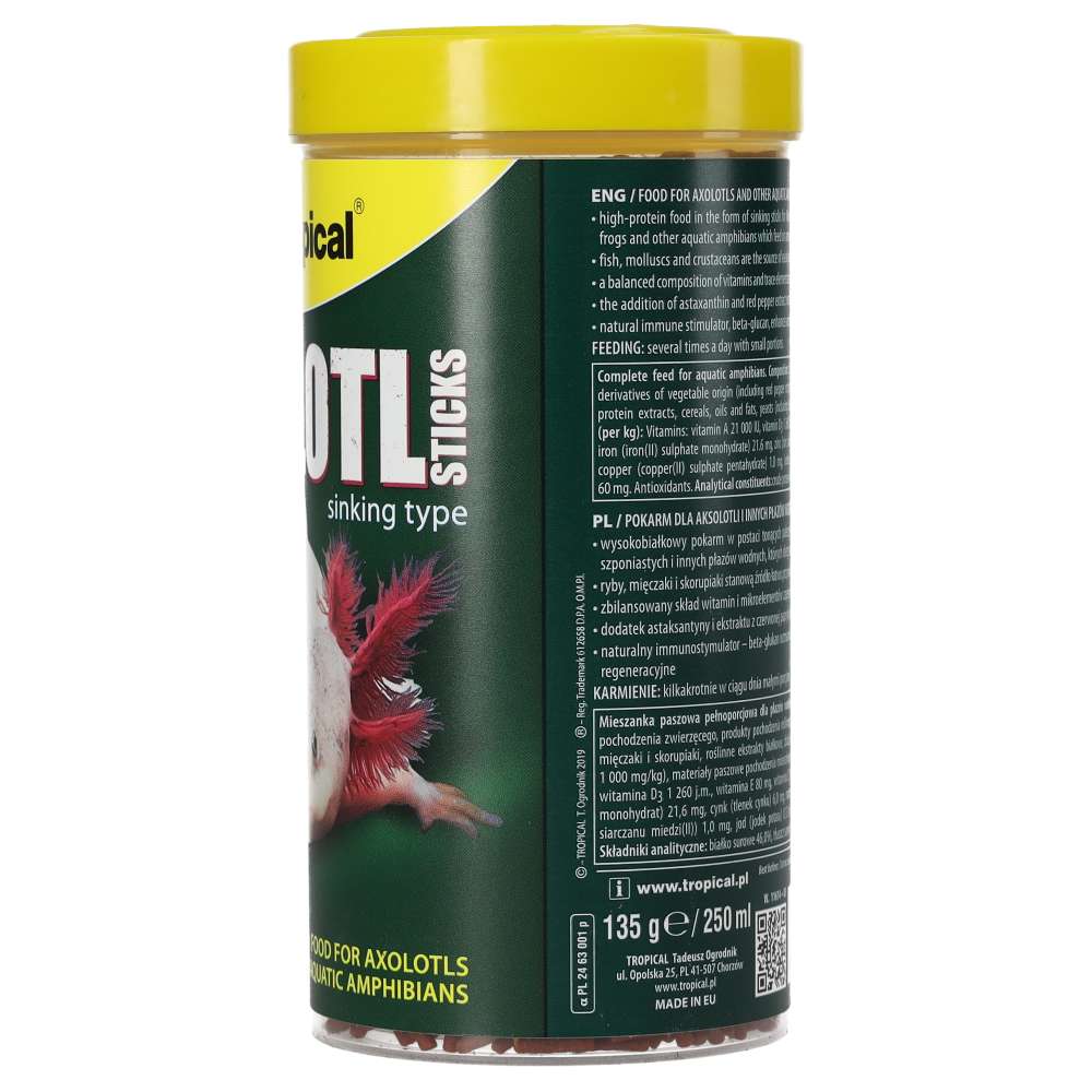 Tropical Axolotl Sticks product information