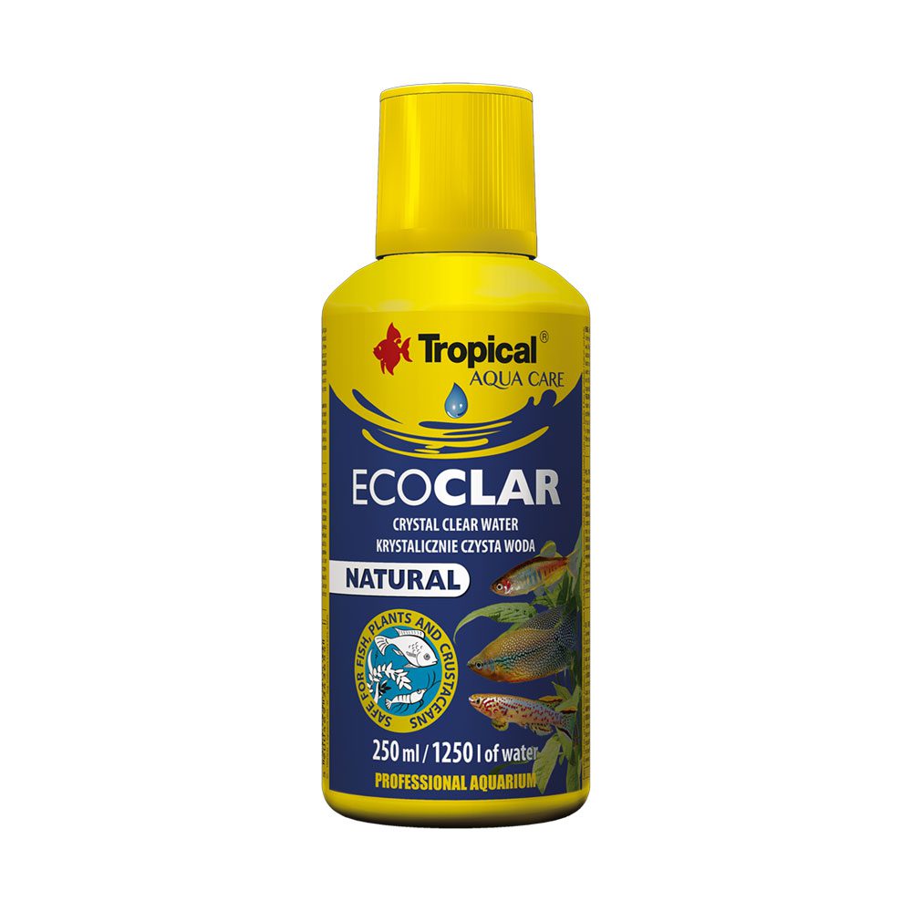 Tropical Ecoclar natural aquarium water clarifier packaging