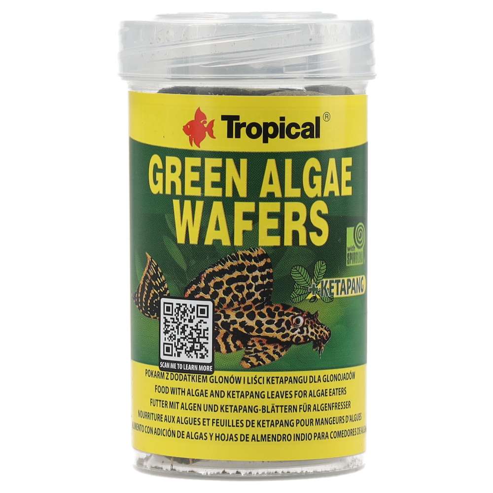 Tropical Green Algae Wafers packaging