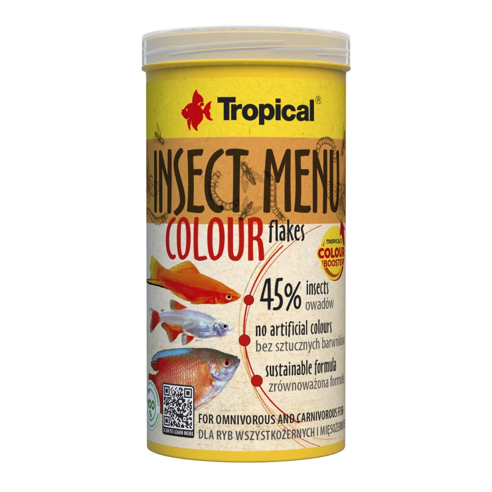 Tropical Insect Menu Colour Flakes 50g packaging