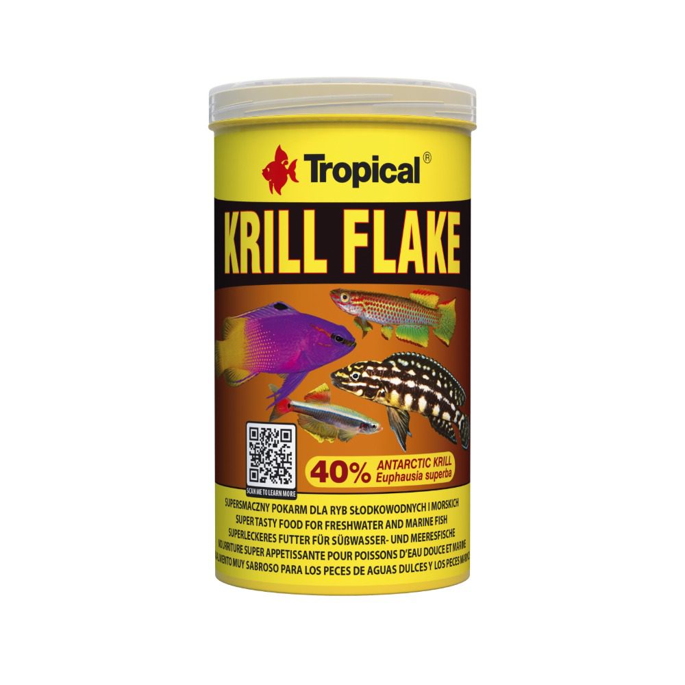 Tropical Krill Flake 100g packaging
