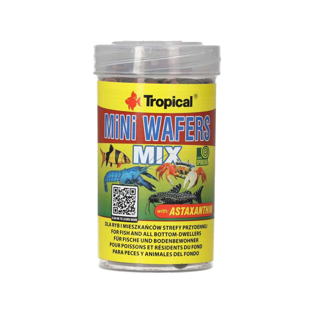 Tropical Mini Wafers Mix 55g packaging