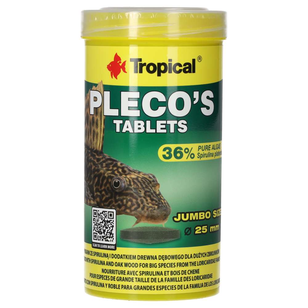 Tropical Pleco's Tablets 135g packaging