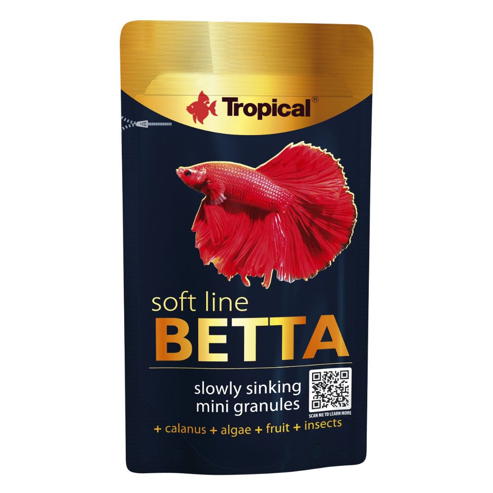 Tropical Soft Line Betta 5g sachet packaging