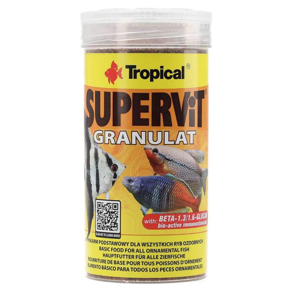 Tropical supervit granulat 138g packaging