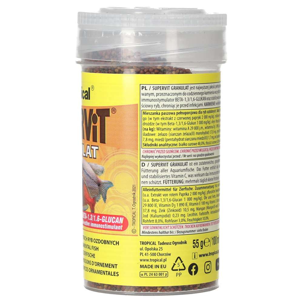Tropical supervit granulat 55g product image 3