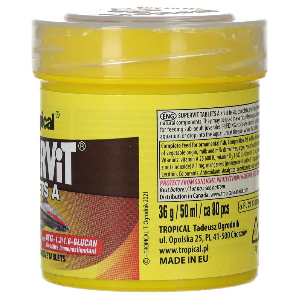 Tropical Supervit Tablets A 36g product image 3