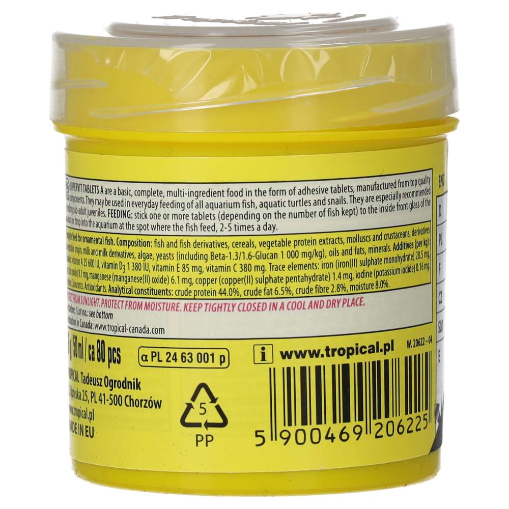 Tropical Supervit Tablets A 36g product image 4