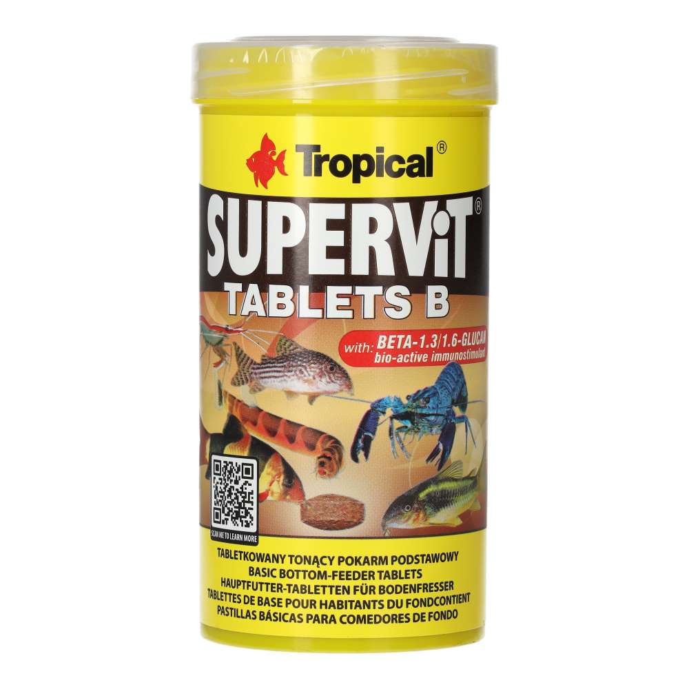 Tropical Supervit Tablets B 150g packaging