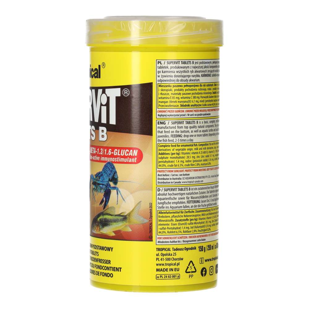 Tropical Supervit Tablets B 150g product image 3