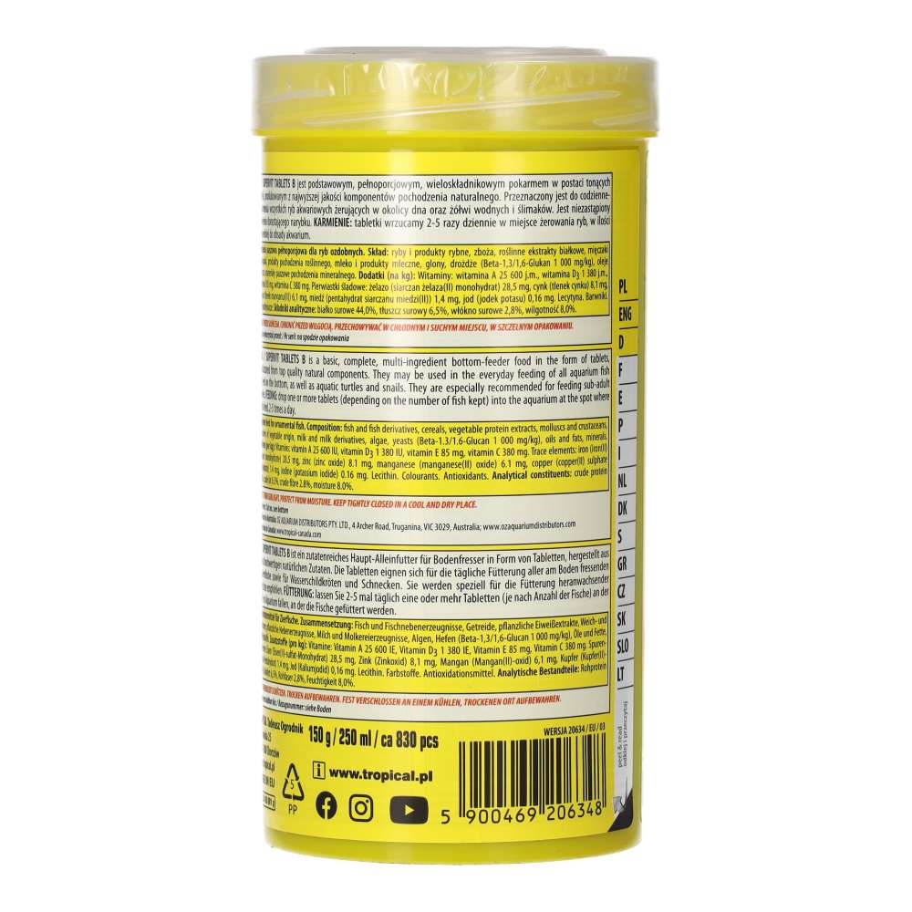 Tropical Supervit Tablets B 150g product image 4