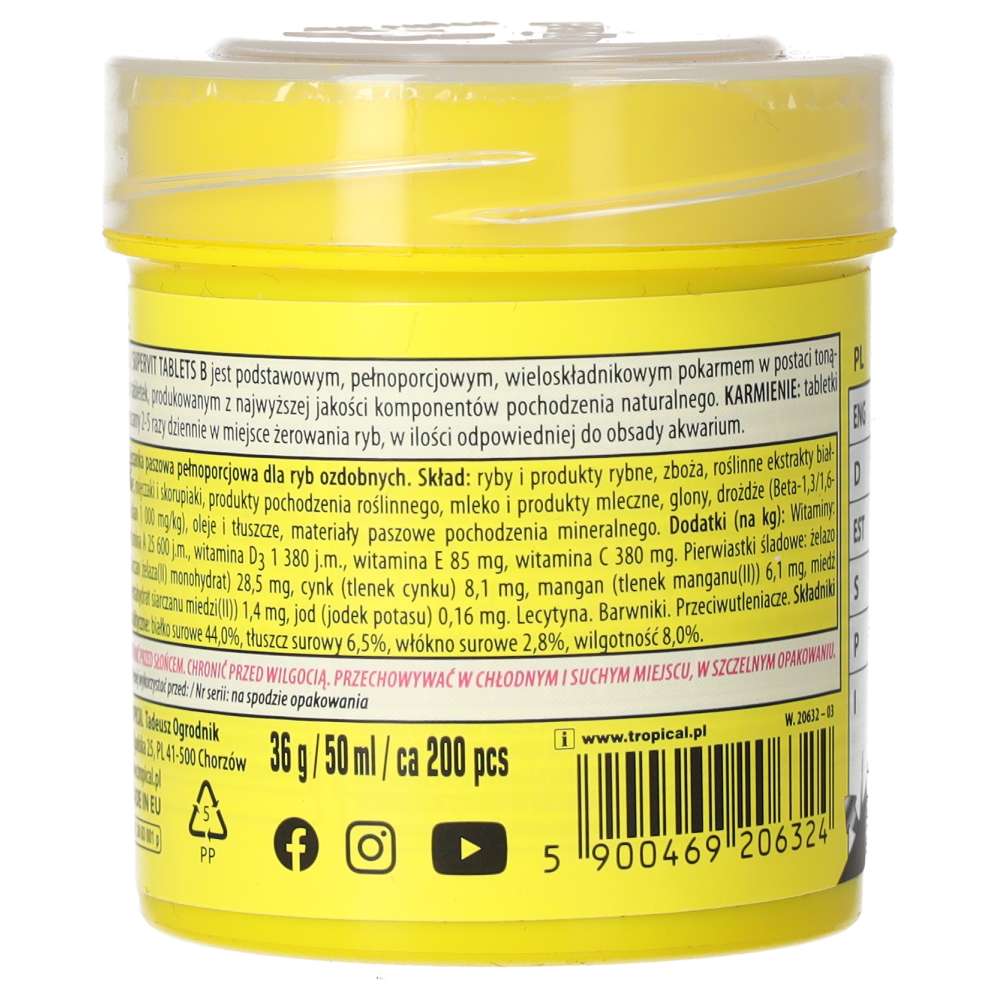 Tropical Supervit Tablets B 36g product image 4