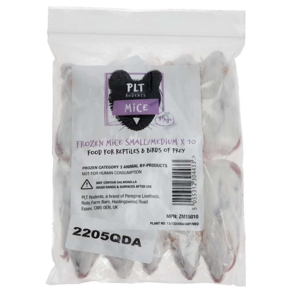 Frozen Mice (Pack Sizes - Delivery Available)