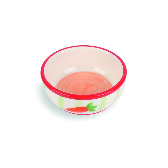 Carrot Stripe Pet Bowl