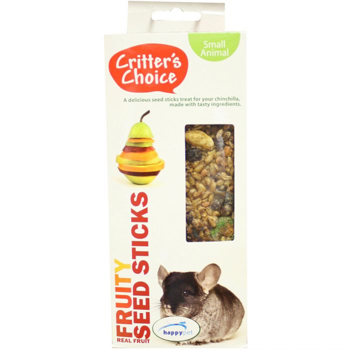Chinchilla Fruity Seedsticks - Small Animal Treats