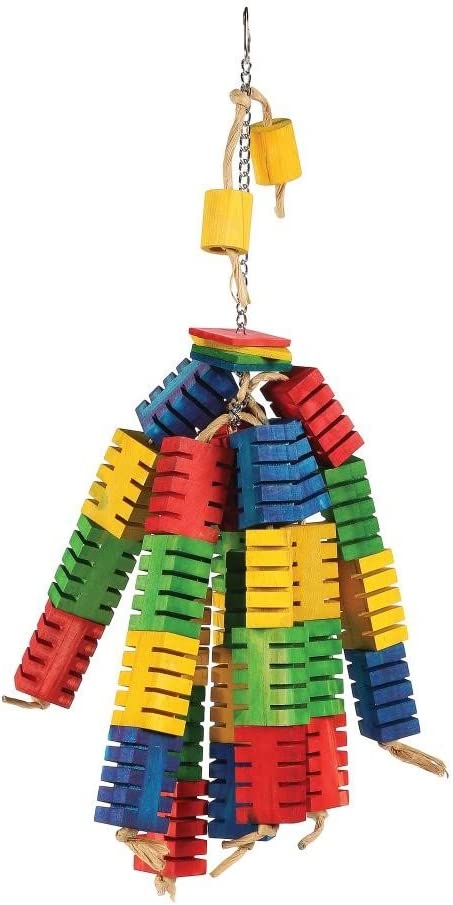 Groovy Colour Blocks Bird Toy