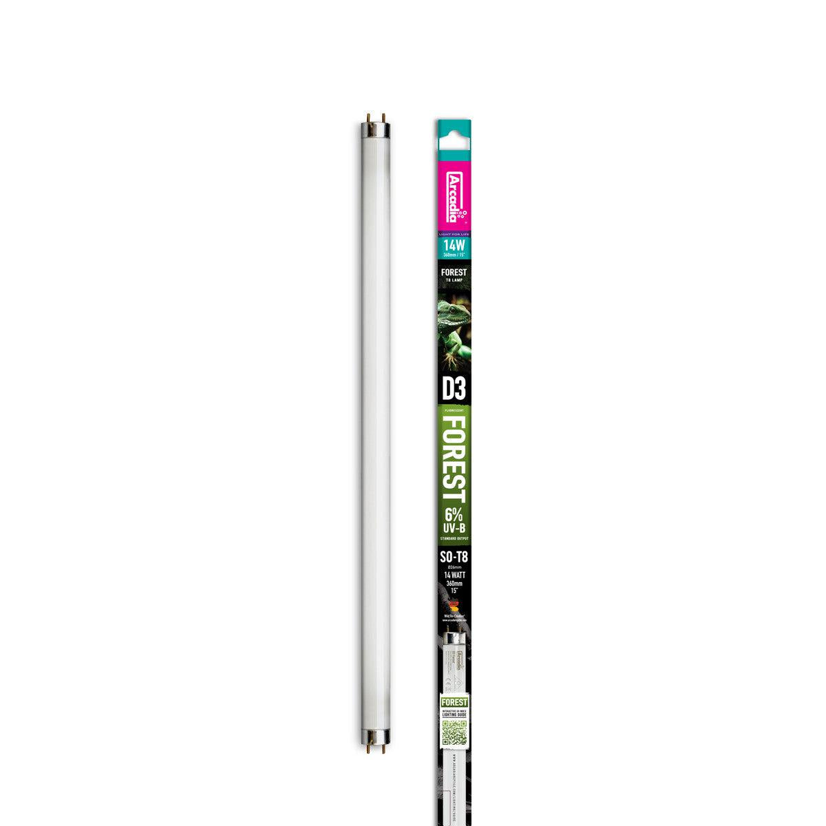 T8 D3 Reptile Lamp 6% UVB