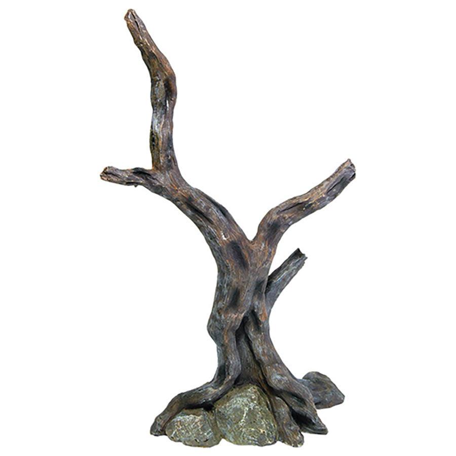 Repstyle Driftwood Stump with Rocks