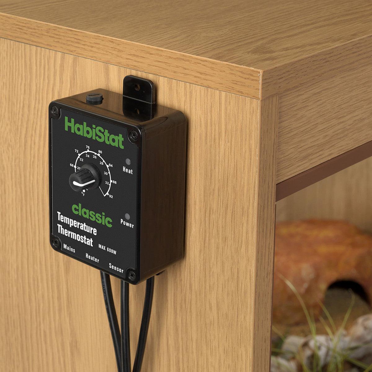 Habistat temperature outlet thermostat