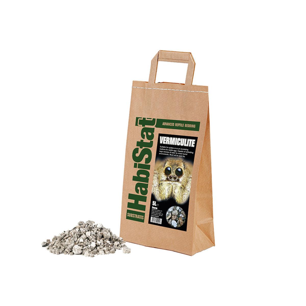 HabiStat Vermiculite Substrate, Coarse, 5 Litre