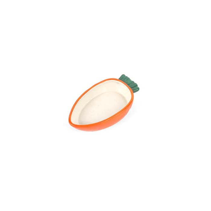 Carrot Pet Bowl - 13.5 x 6.5 x 3cm