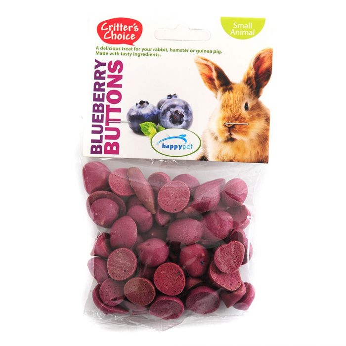Critter's Choice Blueberry Buttons 40g - Small Animal Treats