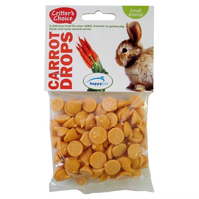 Critter's Choice Carrot Drops 75g - Small Animal Treats