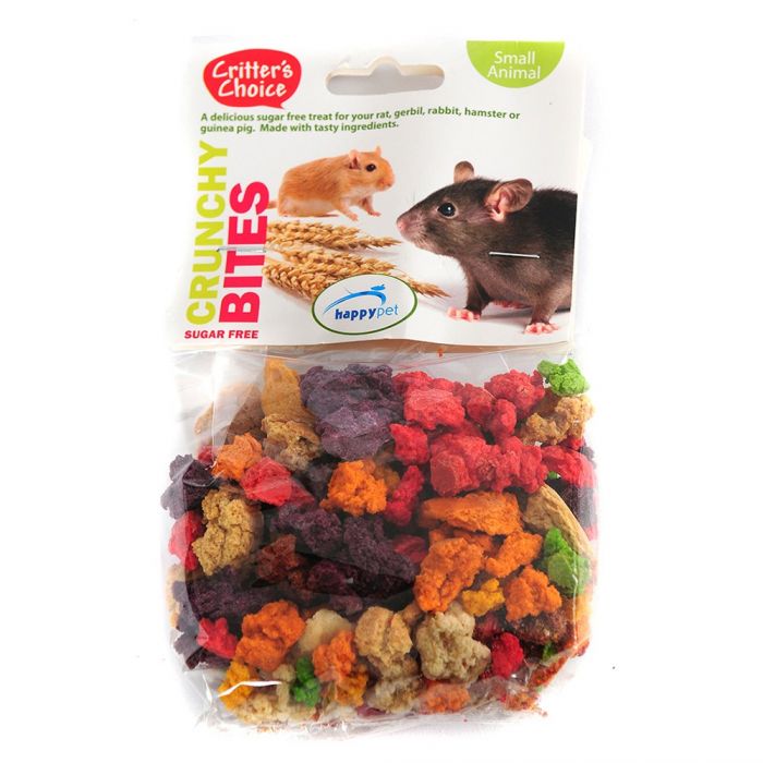 Critter's Choice Crunchy Bites 100g - Small Animal Treats